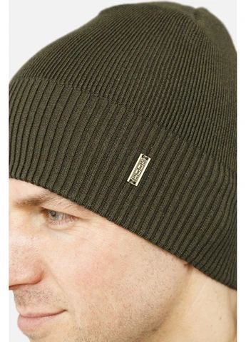 Мужская шапка цвет хаки TSB-00260749 Hook (390470653)
