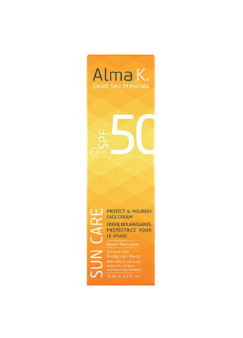 Alma K Защитный и питательный крем для лица Sun Сare SPF 50, 75 мл () — Крем, Израиль (335030633)