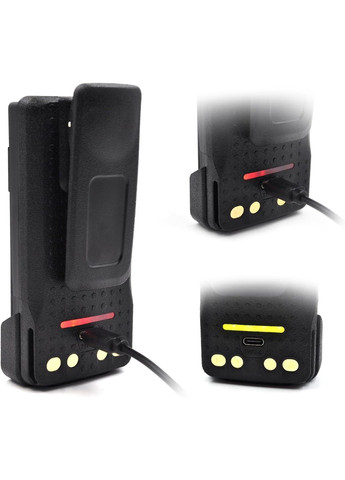 Аккумулятор для Рации 3000 mAh с USB-C Батарея на Радиостанцию Моторола DP4400 DP4800 DP4801 DP4400e Motorola (369776209)