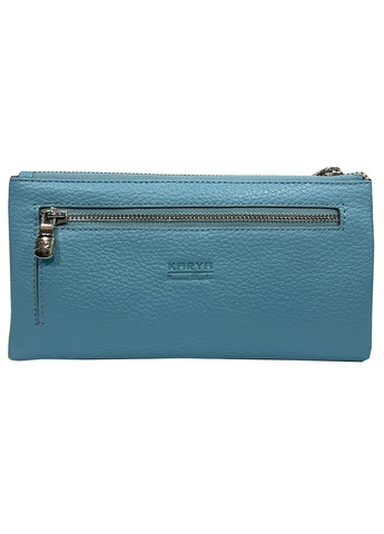 Кошелек женский кожаный голубой Karya (336377870)