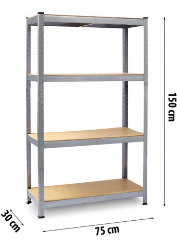 Стелаж 150 х 75 х 30 см (PL-700) Plonos (316152226)