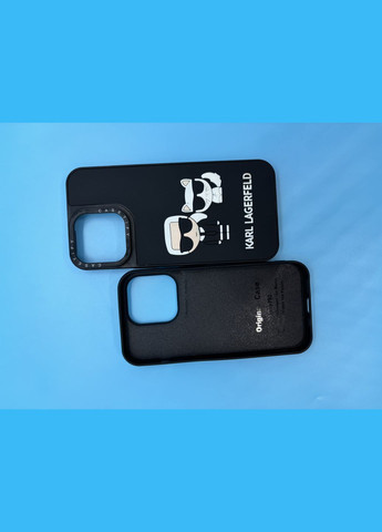 Чехол с рисунком Karl lagerfild на iPhone No Brand на iphone від x до 15 pro max (303701357)