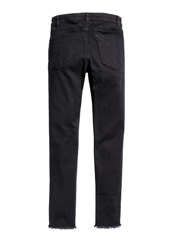 Джинси демісезон,чорний з принтом, H&M (318663397)