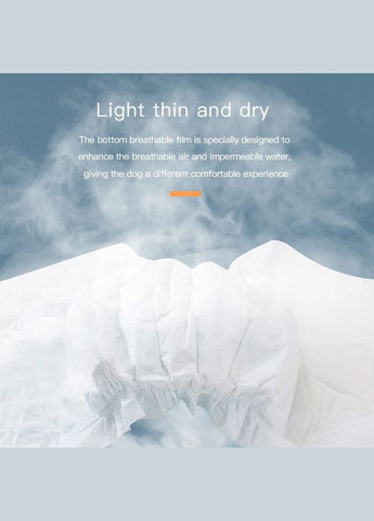 Підгузки одноразові для собак-сук (FEMALE), XS вага 2-3 кг, обхват 22-40 см, 09, 18 шт Dono (278411828)