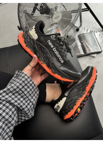 КРОСІВКИ ЖІНОЧІ NEW BALANCE FRESH FOAM X MORE TRAIL V3 BLACK/ORANGE НЬЮ БЕЛАНС ФРЕШ ЧОРНІ No Brand чорні демісезони (390651108)