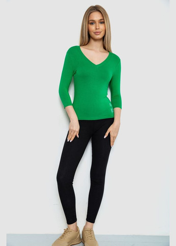 Женский лонгслив укороченный с рукавом 3/4 Ager 186R508 - (293849930)