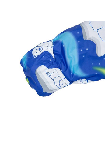 Синя дитячий зимовий комбінезон keira, р.62, синій з принтом () Huppa 31920030-13235-062