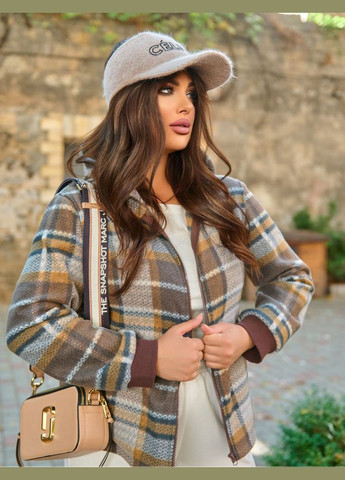 Коричневый демисезонный кардиган Liton