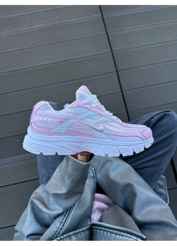 Белые демисезонные кроссовки мужские nike initiator white pink найк инитиатор белые No Brand