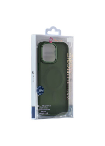 Чохол TPU+PC with MagSafe для iPhone 16 Pro Dark Green No Brand Apple iPhone 16 Pro 2024 (336150768)