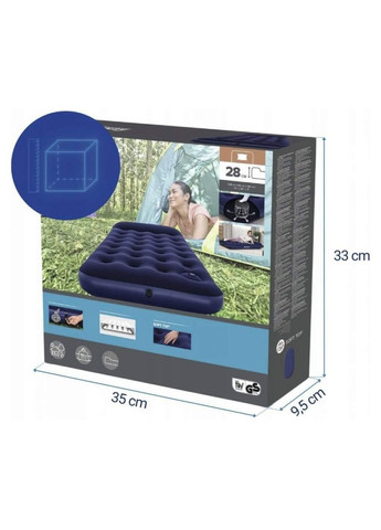 Надувной матрас со встроенным насосом 188 х 99 х 28/22 см 67224 Bestway (346490422)