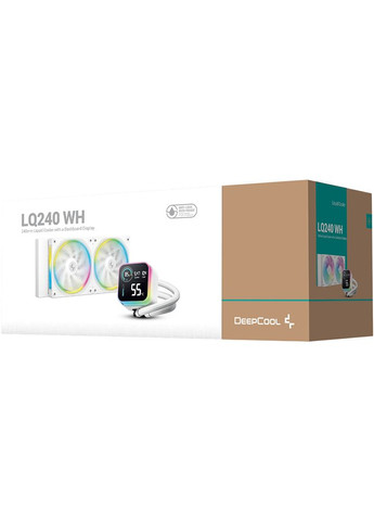 Система водяного охолодження LQ240 White (R-LQ240-WHDSMC-G-1) DeepCool (372985757)