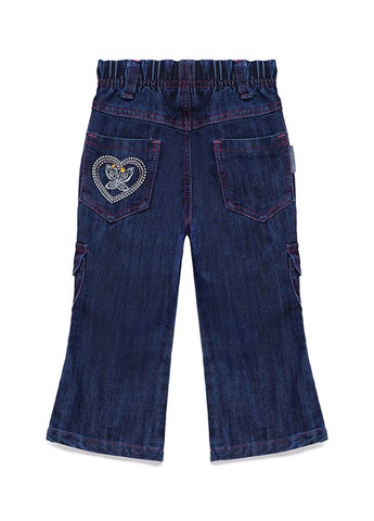 Темно-синие демисезонные прямые джинсы Zhen Rong