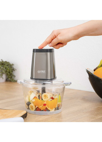 Подрібнювач чопер електричний універсальний FA-5113-2-GR для овочів і м’яса First Austria (334004708)