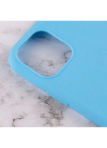 Силіконовий чохол Candy для Apple iPhone 12 Pro Max (6.7") Голубий Epik (372499191)
