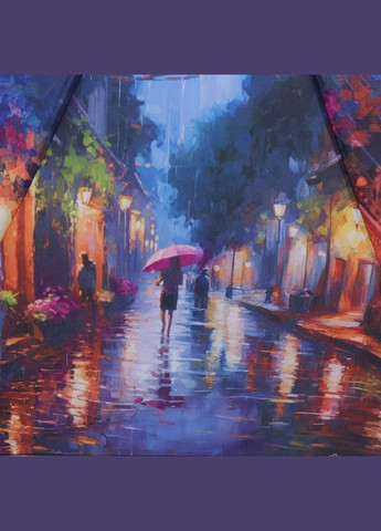 Комбінована жіноча парасолька складна антивітер повний автомат Trust середня система антивітер (346872022)