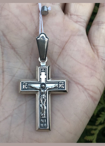 Підвіс срібний Хрестик 5202 No Brand (316397577)