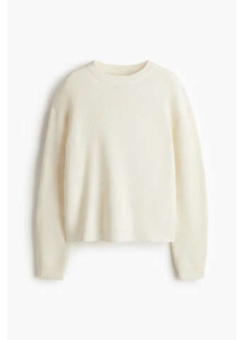 Кремовий демісезонний светр з вовною H&M basic