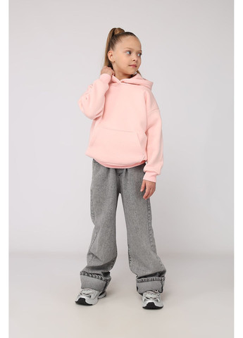Худі для дівчинки колір світло-рожевий ЦБ-00284536 Yuki (366265379)