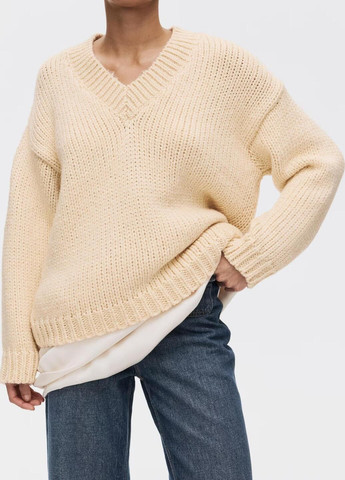 Кремовий демісезонний светр H&M