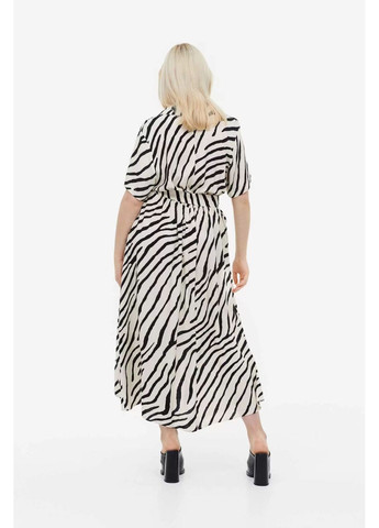 Комбінована кежуал сукня-сорочка з віскози H&M однотонна