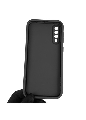 Силіконовий чохол Soft Touch з 3D принтом Майнкрафт для Galaxy A50 (SM-A505F) чорний (Повний захист камери) Samsung (373424609)