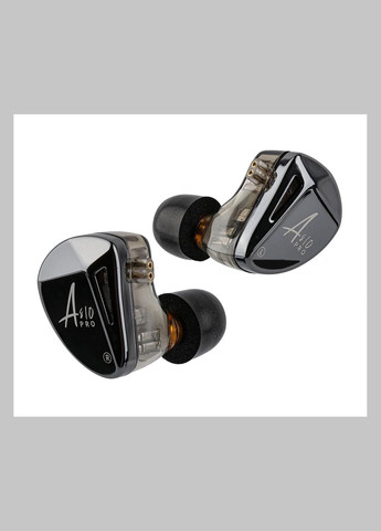 KZ AS10 PRO (with micro) — професійні арматурні навушники з 10 BA-драйверами Hi-Res IEM Knowledge Zenith (361269357)