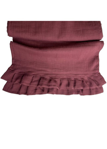 Ранер Muslin Burgundy 40х180 см з рюшами (94331929) SoundSleep (313288206)