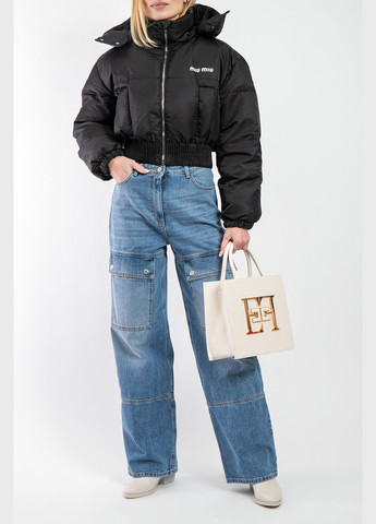 Чорна зимня куртка Miu Miu