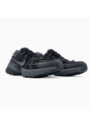 Чорні Осінні кросівки чоловічі nike v2k runtekk black найк в2к рантекк No Brand
