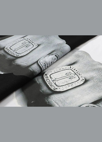 Черная мужская стильная футболка черная, белая в стиле trapstar No Brand