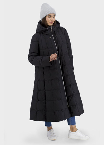 Черный демисезонный Пуховик No Brand