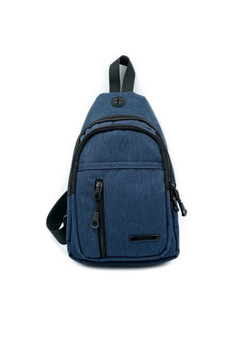 Сумка-слінг водонепроникна синя через плечо для чоловіків спортивна нагрудна сумка ProDobro (364671833)