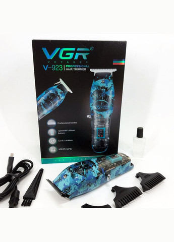 Машинка для стрижки бороди V-923, Профессиональная машинка для бритья головы, Бритва HT-606 для бороды VGR (351486372)