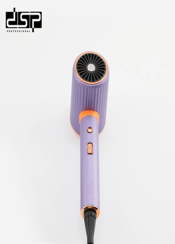 Компактний фен для укладки волосся 30657 потужний 1900Вт з холодним повітрям Фіолетовий DSP (313236568)