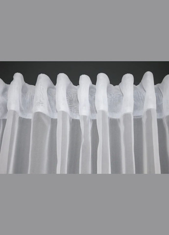 Тюль с тесьмой на трубу шифон белий 300Х270 NOW BRAND (346058077)