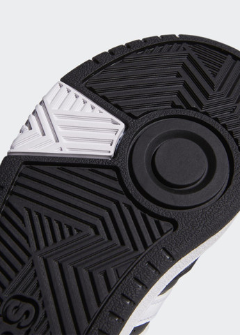 Черные всесезонные высокие кроссовки hoops adidas