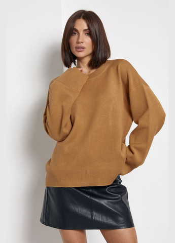 Светло-коричневый джемпер женский Viviami (322786637)