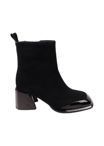 Чорні ботильйони жіночі чорні натуральна шкіра FARINNI 966-25DH