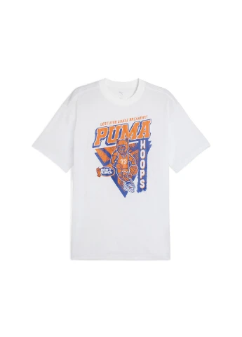 Біла футболка rival rage basketball tee men Puma