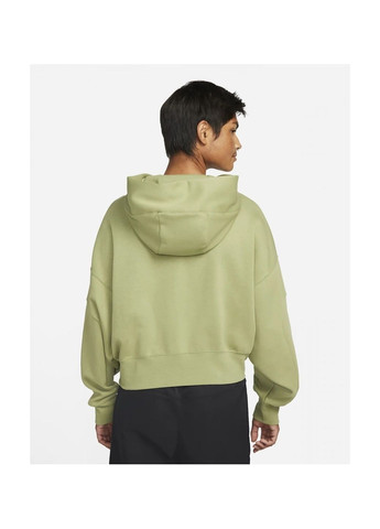 Худі жіноче Sportswear Tech Fleece WomenS Over-Oversized Crop Pullover Hoodie Olive Nike (365962131)
