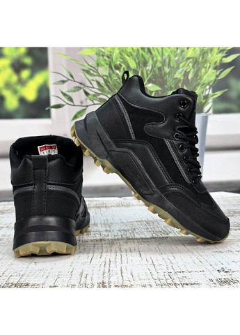 Кросівки зимові на хутрі підліткові чорні KMB (371322110)