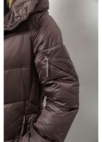 Коричнева демісезонна куртка жіноча зимова Sport Line