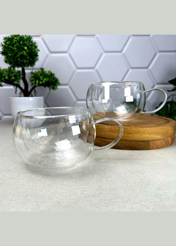 Набор кружек с двойными стенками 300 мл 2 шт Kamille (303209510)