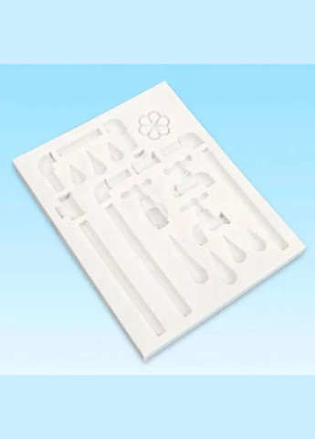 Молд силіконовий Водопровідний кран 124 на 98 см білий Jannet молди (336904493)