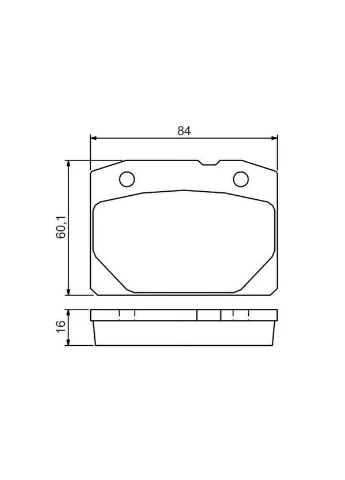 Тормозные колодки дисковые Bosch (390299225)