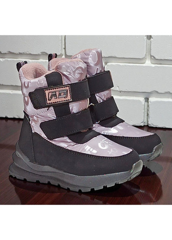 Зимові дутики на овчині,термочеревики на овчині для дівчинки,зимові черевики на дівчинку з липучками Tom.M (368545114)