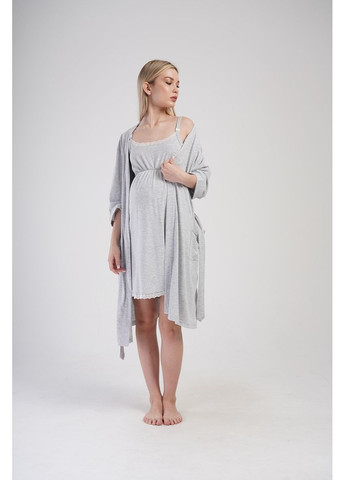 Комплект (сорочка+халат) для беременных и кормящих Vienetta (365815611)