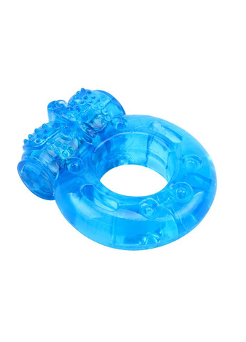 Ерекційне віброкільце GK Power Reusable Cock Ring, блакитне Chisa (331170316)