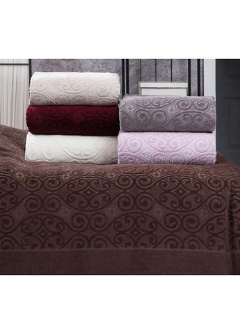 Велюрова простирадло 200х220 см махрова для сну та відпочинку Затишне простирадло для спальні Belizza (368980363)